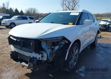 2019 Chevrolet Blazer Premier из США, поврежденный, VIN 3GNKBFRS6KS697221